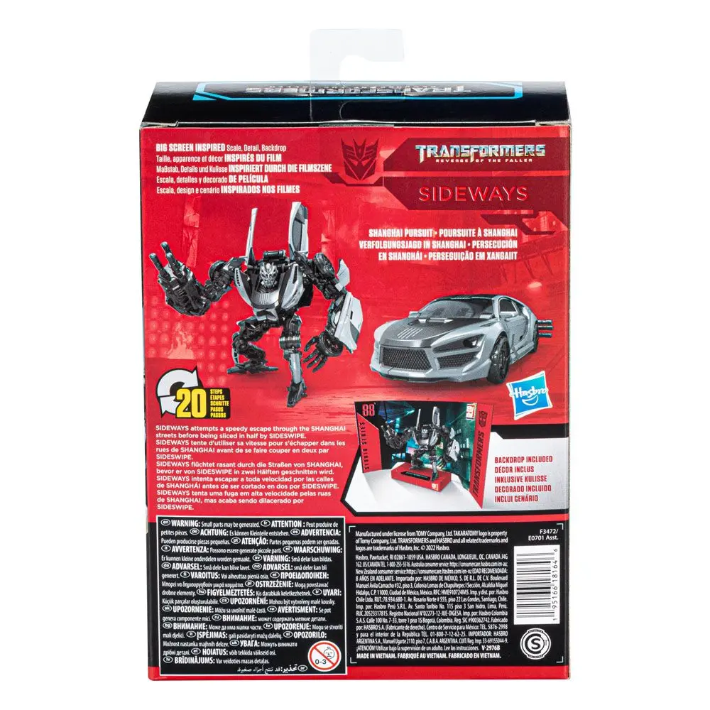 Transformers: Revenge of the Fallen Generations Studio Series Deluxe Class 2022 Sideways akciófigura 11 cm termékfotó