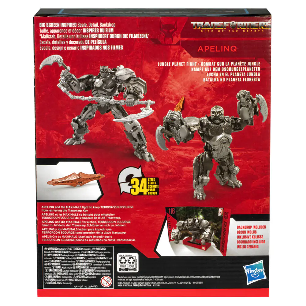 Transformers Rise of the Beast Studio Series Apeling figura 21,6cm termékfotó