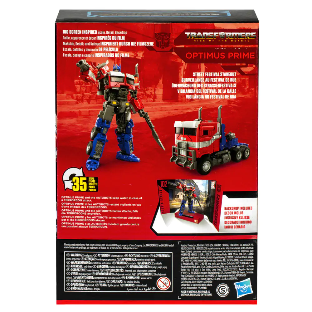 Transformers Rise of the Beast Studio Series Optimus Prime figura 16,5cm termékfotó