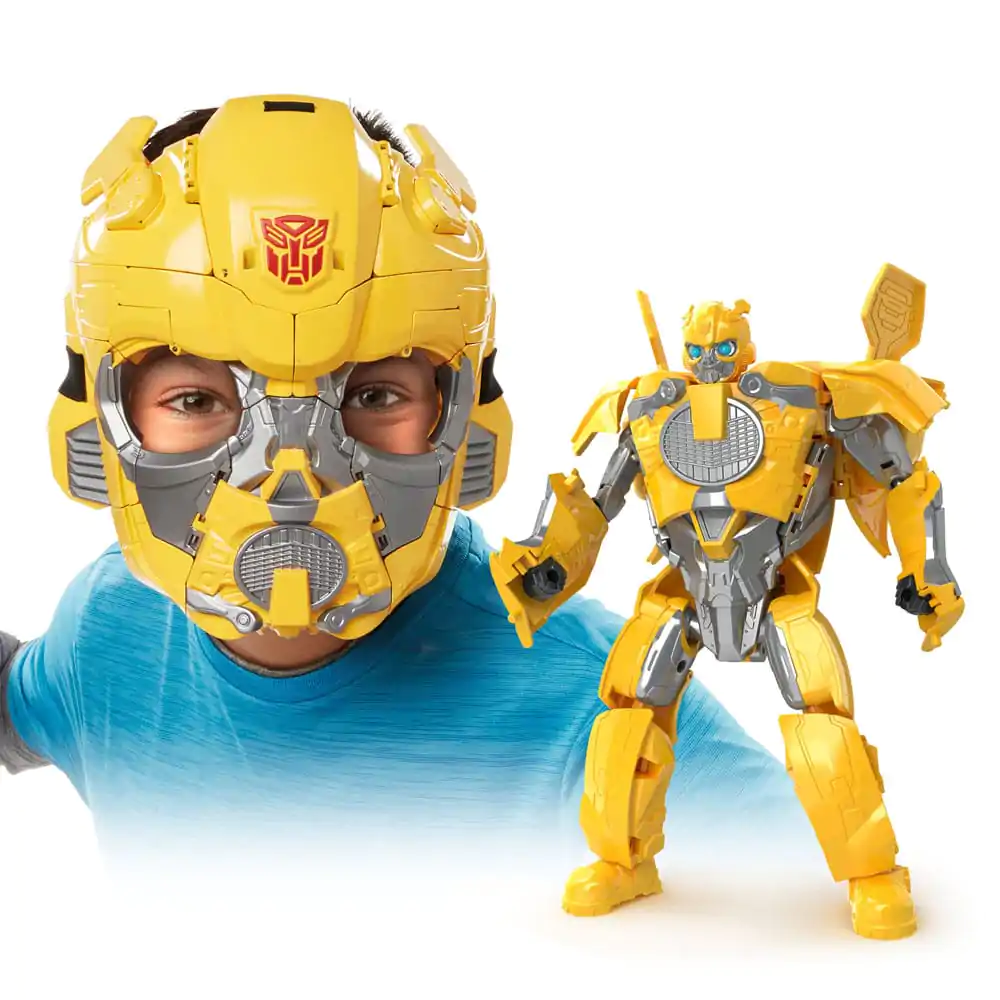 Transformers: Rise of the Beasts 2-in-1 Roleplay Bumblebee maszkká alakítható figura 23 cm termékfotó