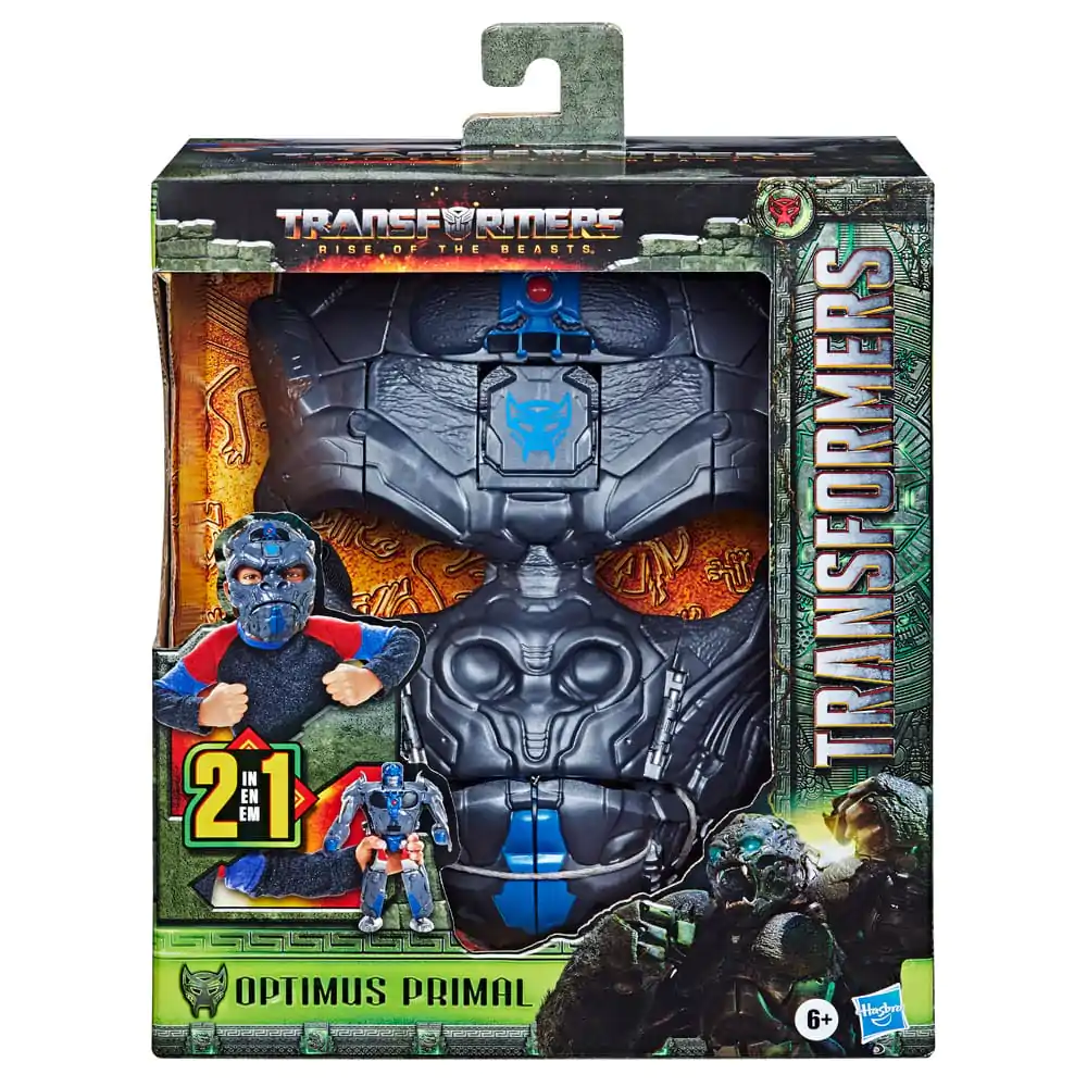 Transformers: Rise of the Beasts 2-in-1 Roleplay Optimus Primal maszkká alakítható figura 23 cm termékfotó