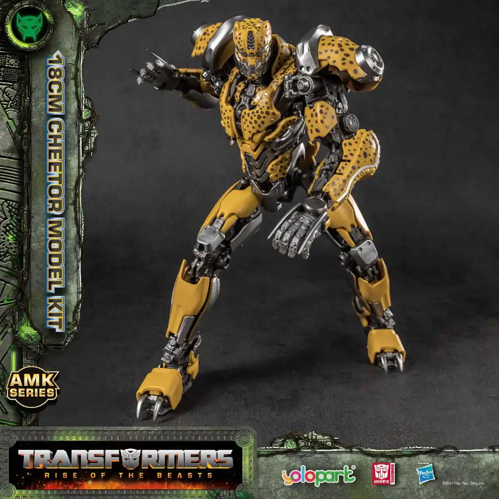 Transformers: Rise of the Beasts AMK Series Cheetor Műanyag modell készlet 22 cm termékfotó