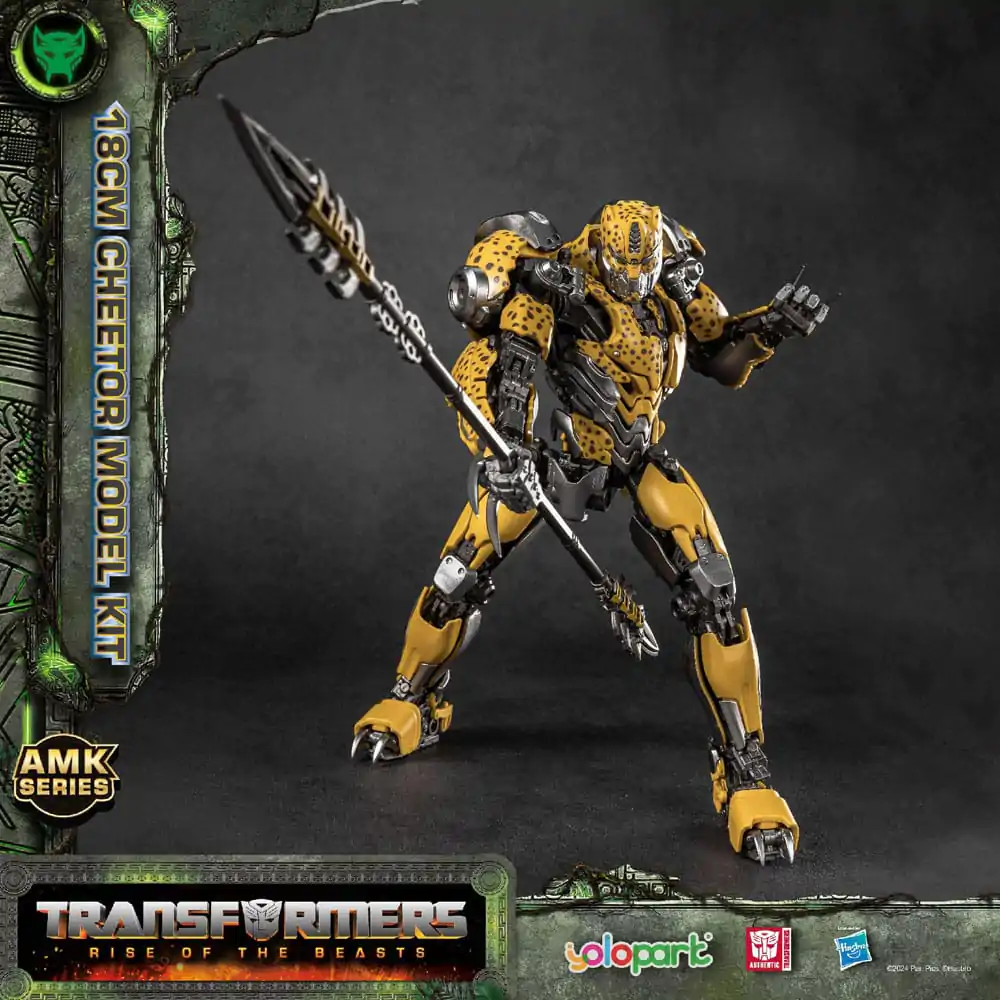 Transformers: Rise of the Beasts AMK Series Cheetor Műanyag modell készlet 22 cm termékfotó