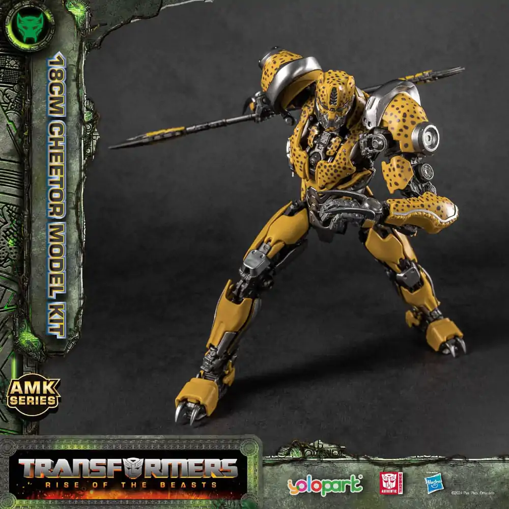 Transformers: Rise of the Beasts AMK Series Cheetor Műanyag modell készlet 22 cm termékfotó