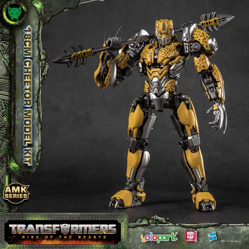 Transformers: Rise of the Beasts AMK Series Cheetor Műanyag modell készlet 22 cm termékfotó