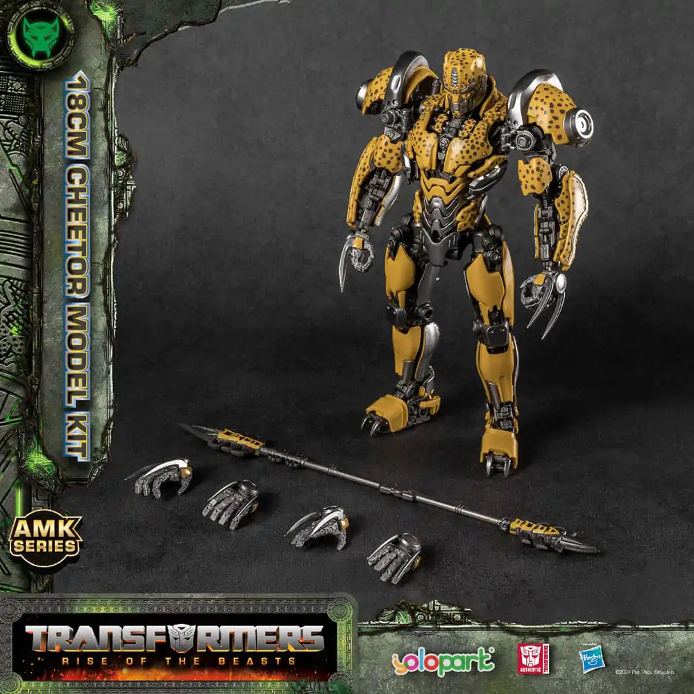 Transformers: Rise of the Beasts AMK Series Cheetor Műanyag modell készlet 22 cm termékfotó