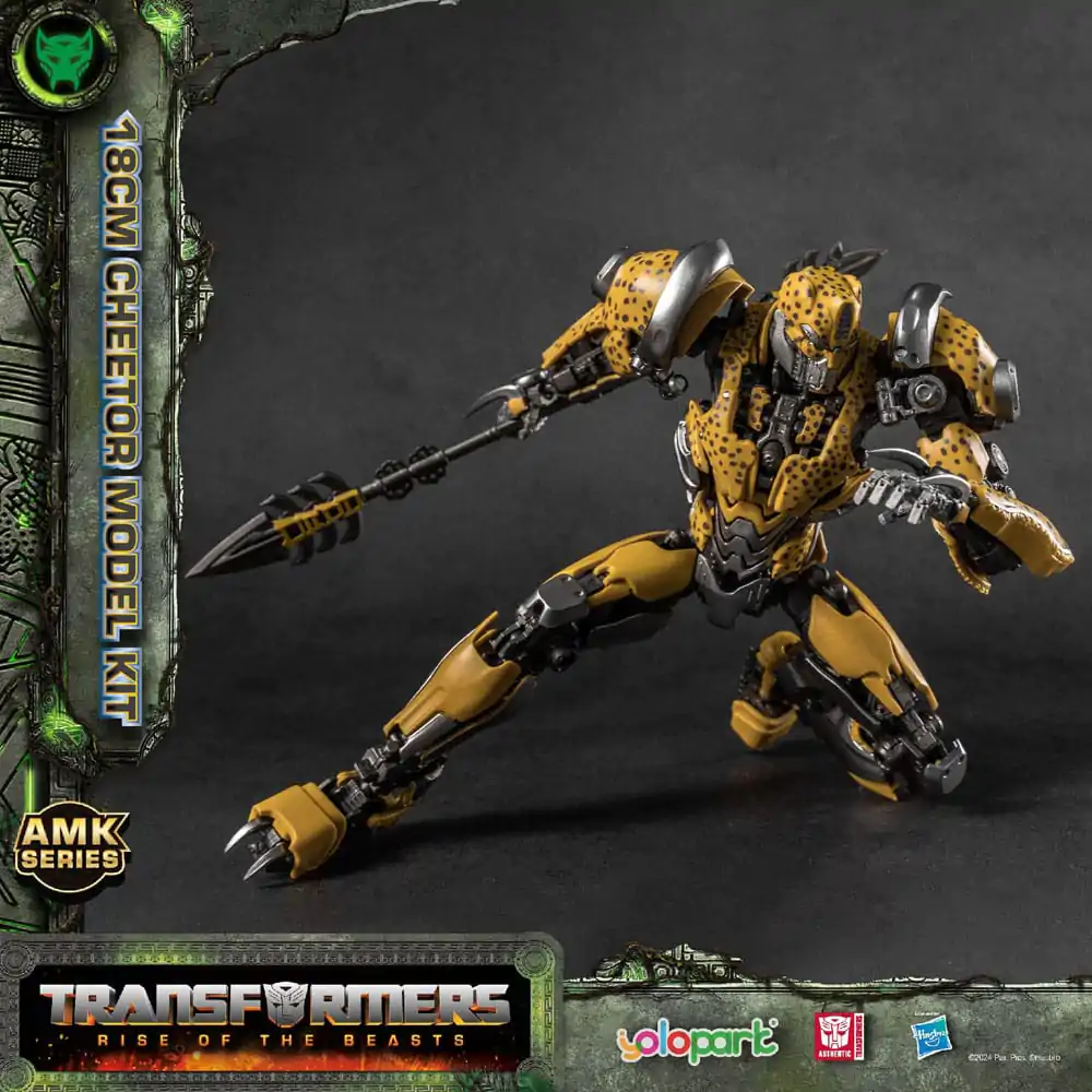 Transformers: Rise of the Beasts AMK Series Cheetor Műanyag modell készlet 22 cm termékfotó