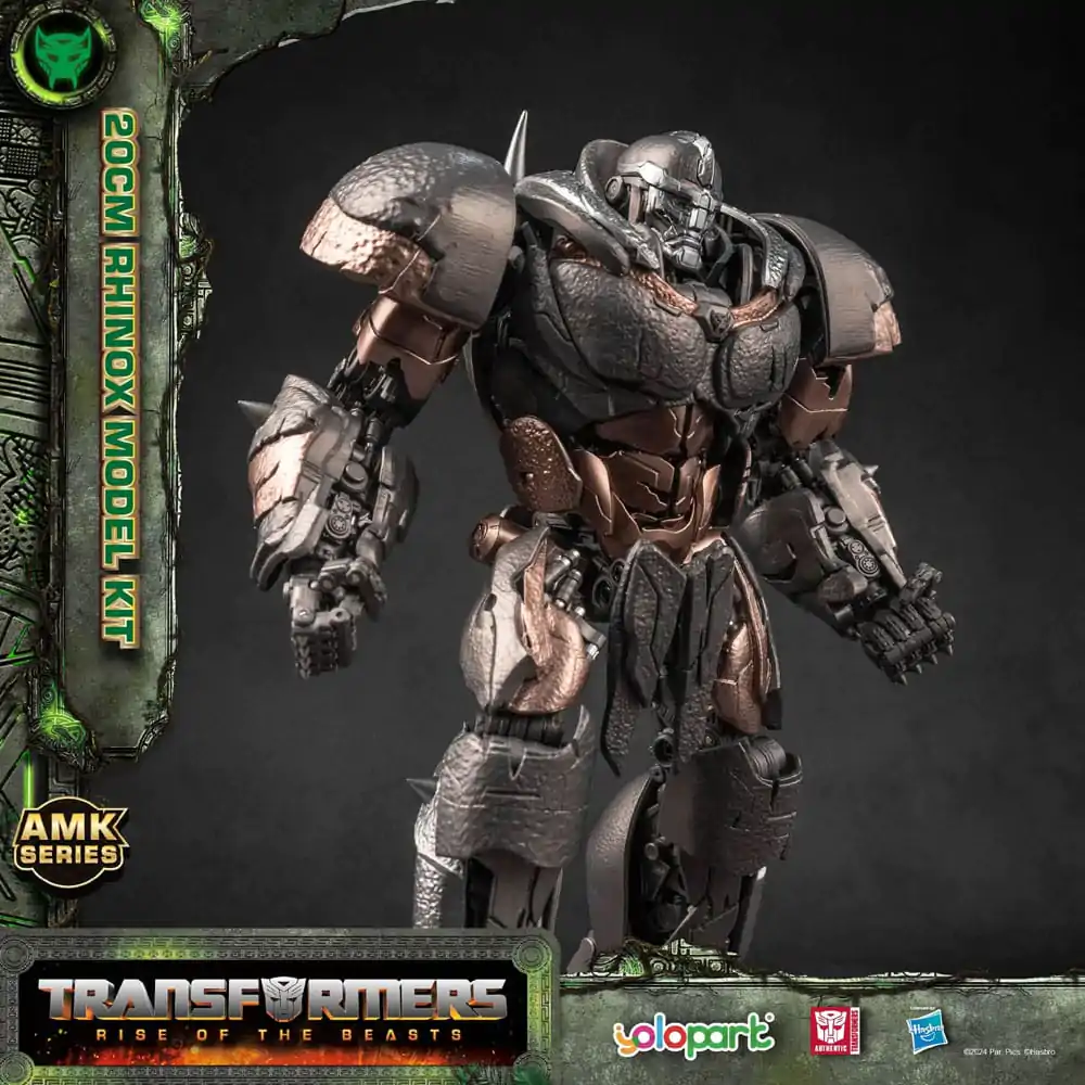 Transformers: Rise of the Beasts AMK Series Rhinox Műanyag modell készlet 20 cm termékfotó