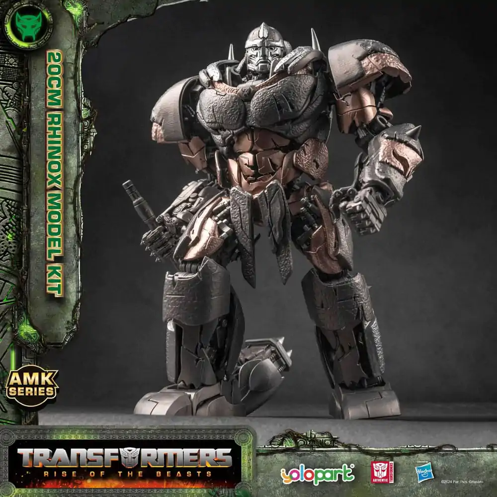 Transformers: Rise of the Beasts AMK Series Rhinox Műanyag modell készlet 20 cm termékfotó