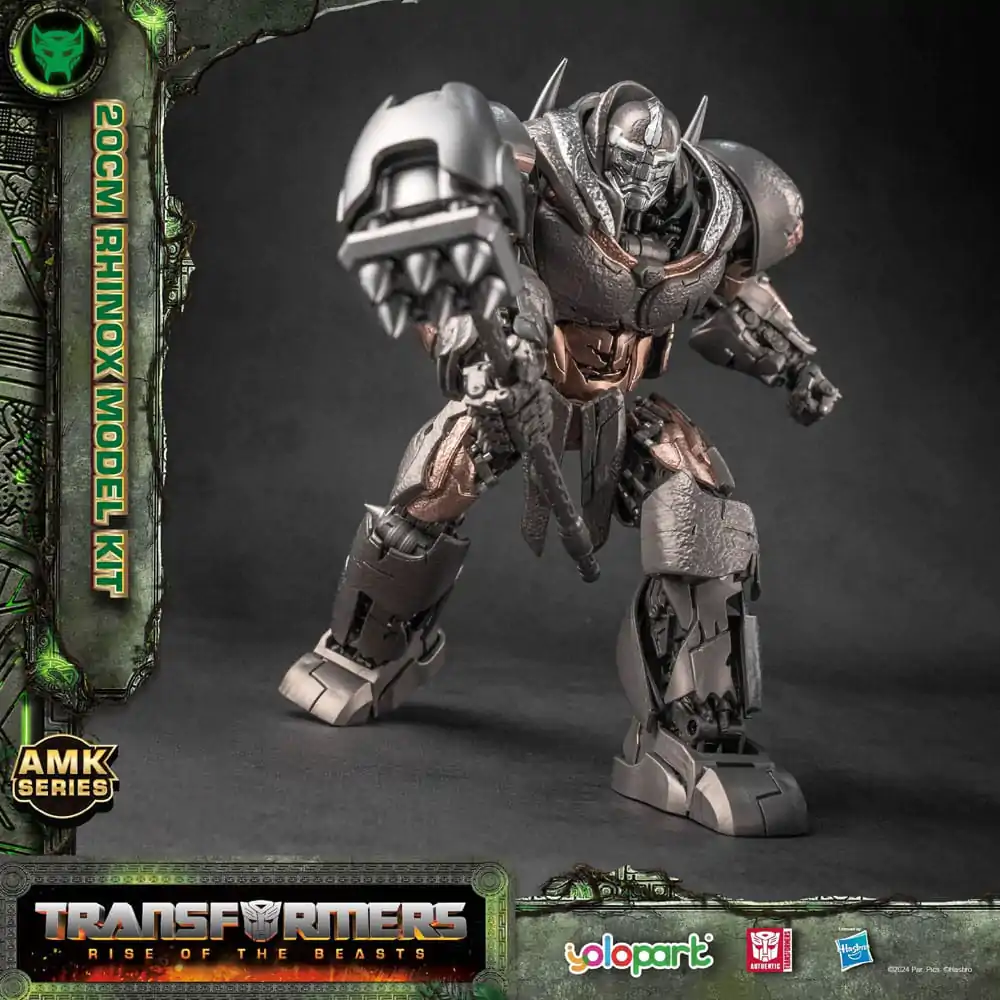 Transformers: Rise of the Beasts AMK Series Rhinox Műanyag modell készlet 20 cm termékfotó