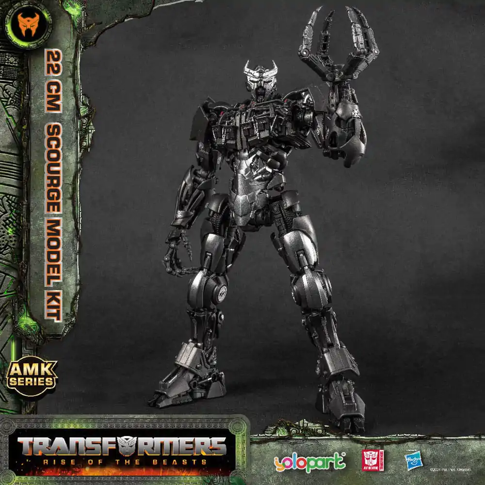 Transformers: Rise of the Beasts AMK Series Scourge Műanyag modell készlet 22 cm termékfotó