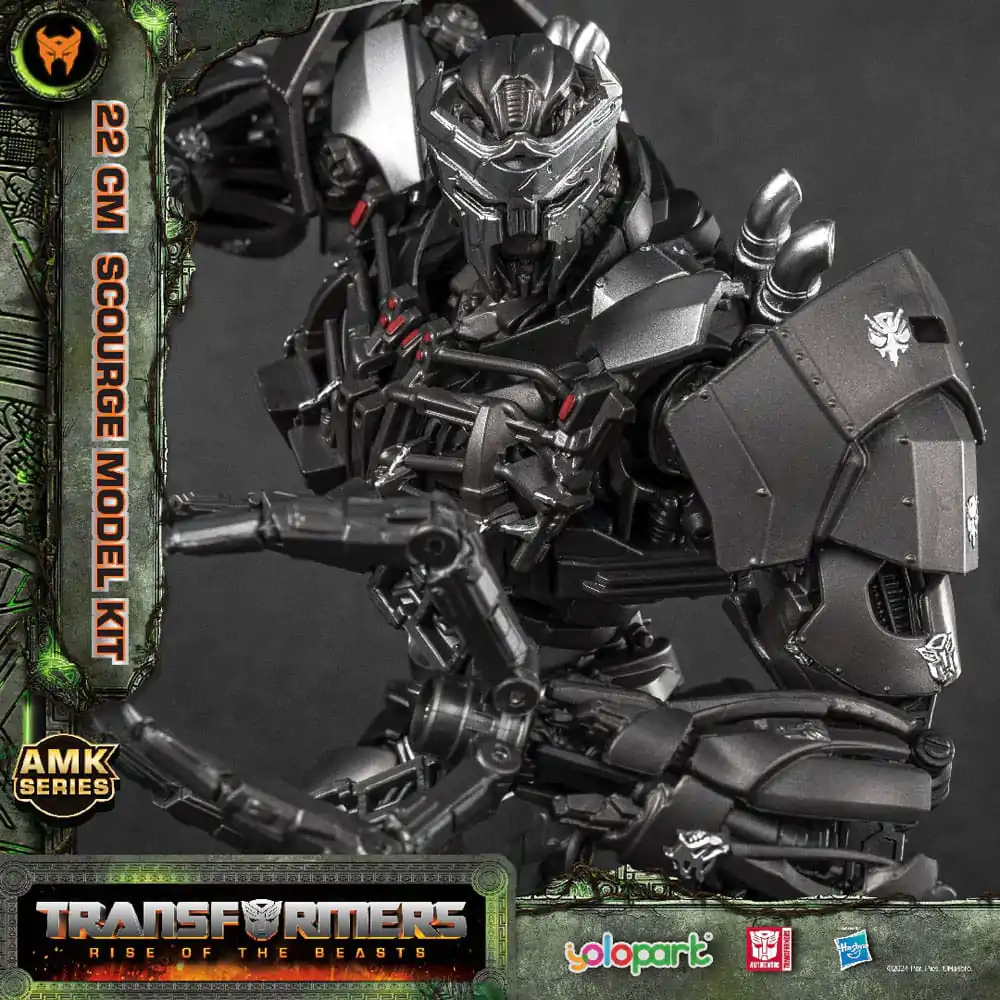 Transformers: Rise of the Beasts AMK Series Scourge Műanyag modell készlet 22 cm termékfotó