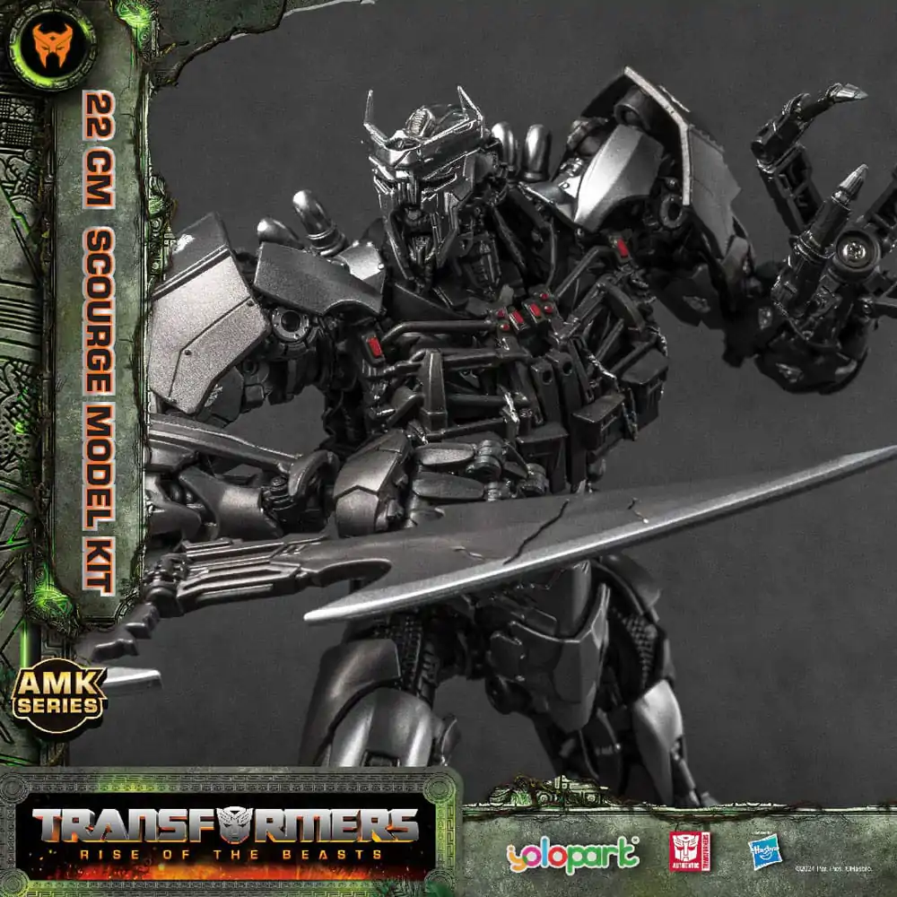 Transformers: Rise of the Beasts AMK Series Scourge Műanyag modell készlet 22 cm termékfotó