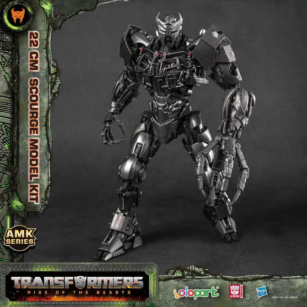 Transformers: Rise of the Beasts AMK Series Scourge Műanyag modell készlet 22 cm termékfotó