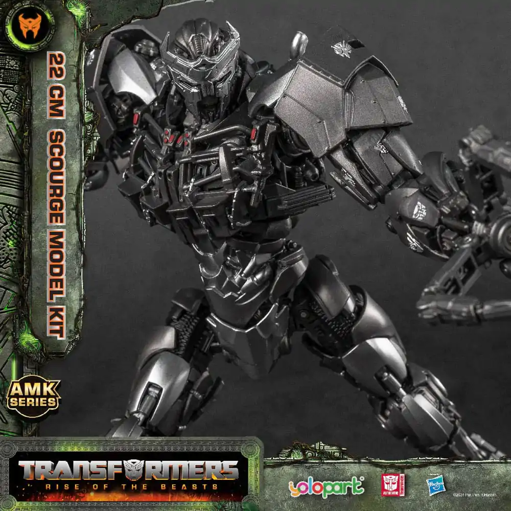 Transformers: Rise of the Beasts AMK Series Scourge Műanyag modell készlet 22 cm termékfotó