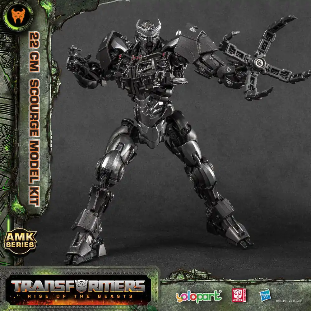 Transformers: Rise of the Beasts AMK Series Scourge Műanyag modell készlet 22 cm termékfotó