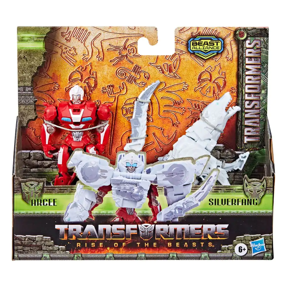 Transformers: Rise of the Beasts Beast Alliance Combiner Action Figure 2-Pack Arcee & Silverfang 13 cm termékfotó