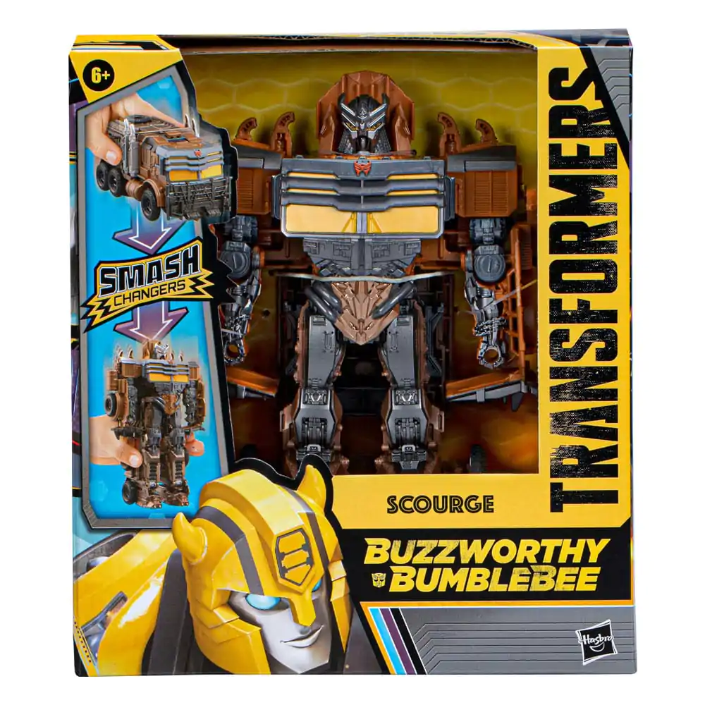 Transformers: Rise of the Beasts Buzzworthy Bumblebee Smash Changers Scourge akciófigura 23 cm termékfotó