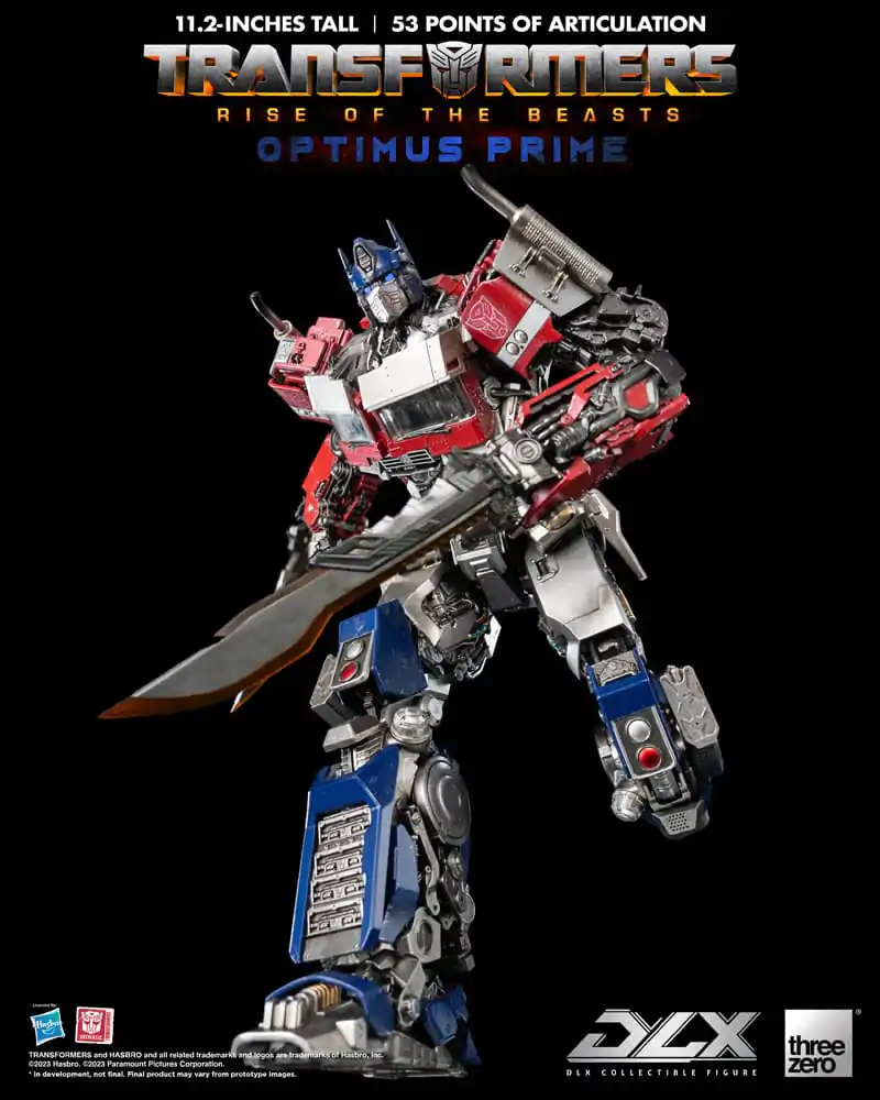 Transformers: Rise of the Beasts DLX 1/6 Optimus Prime akciófigura 28 cm termékfotó