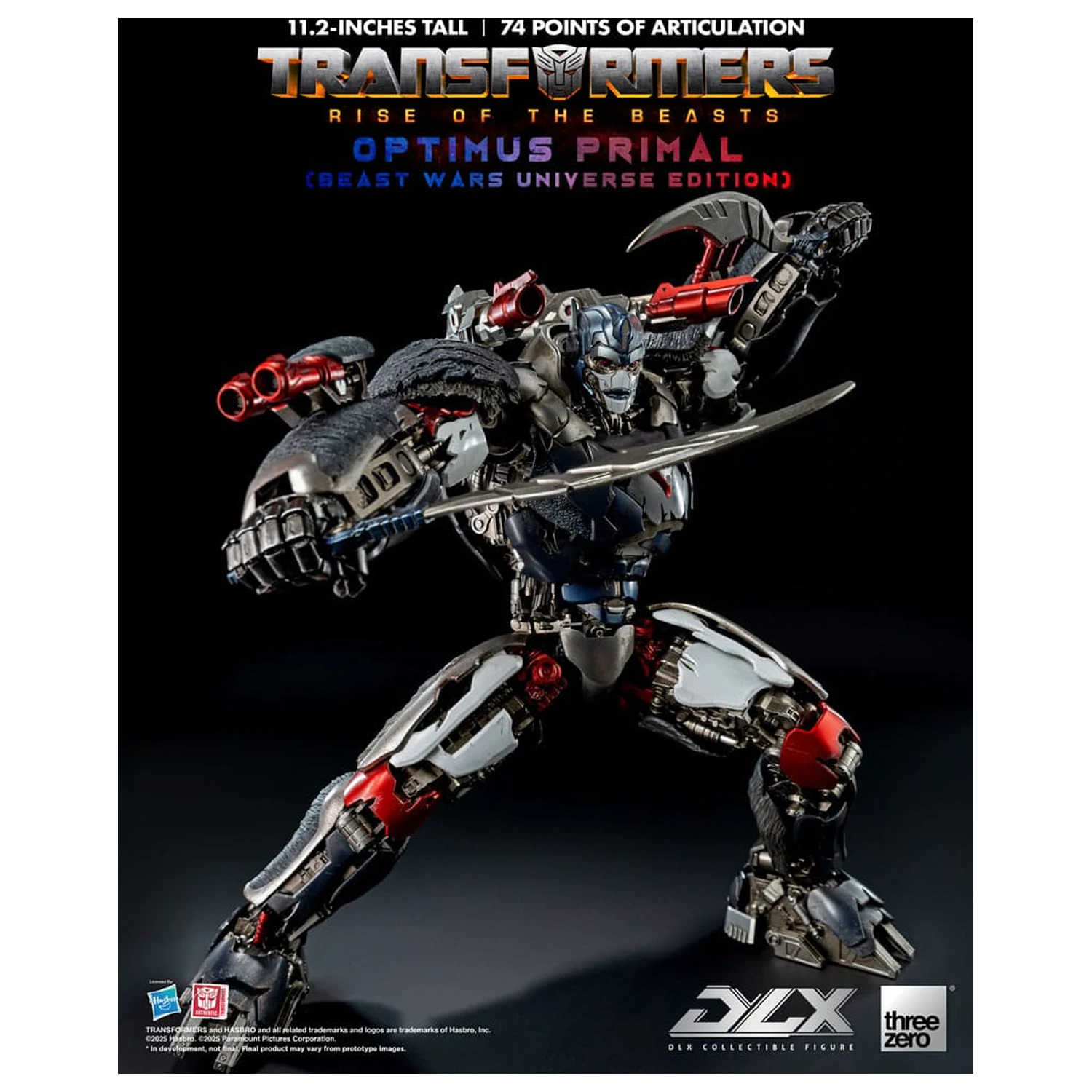 Transformers: Rise of the Beasts DLX akciófigura Optimus Primal (Beast Wars Universe Edition) 29 cm  termékfotó