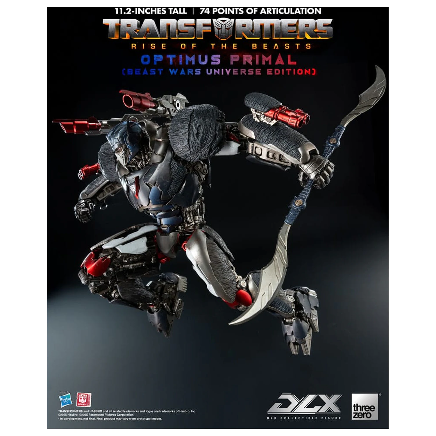 Transformers: Rise of the Beasts DLX akciófigura Optimus Primal (Beast Wars Universe Edition) 29 cm  termékfotó
