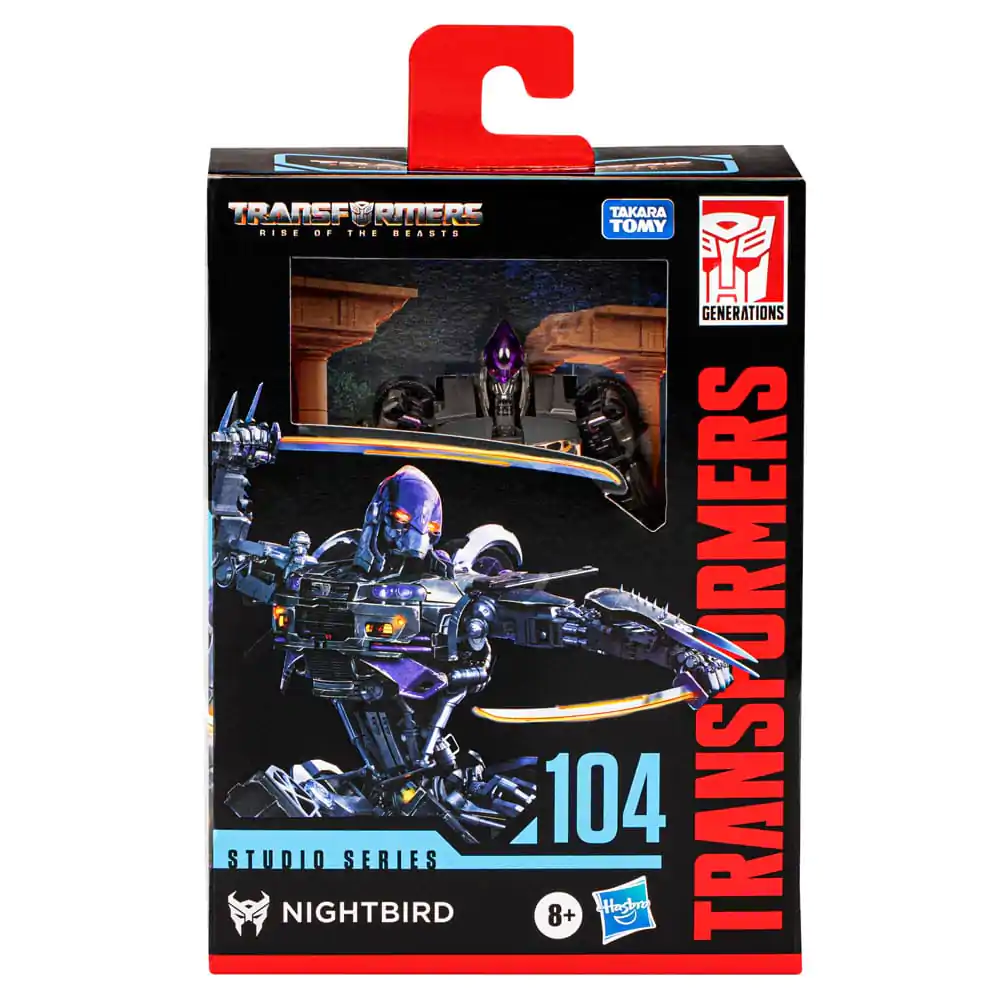 Transformers: Rise of the Beasts Generations Studio Series Deluxe Class 104 Nightbird akciófigura 11 cm termékfotó