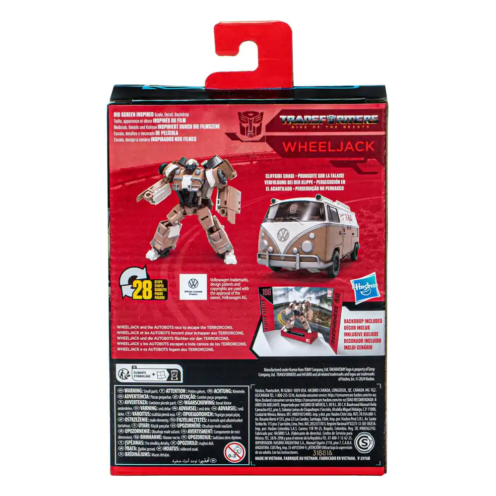 Transformers: Rise of the Beasts Generations Studio Series Deluxe Class Action Figure 108 Wheeljack 11 cm termékfotó