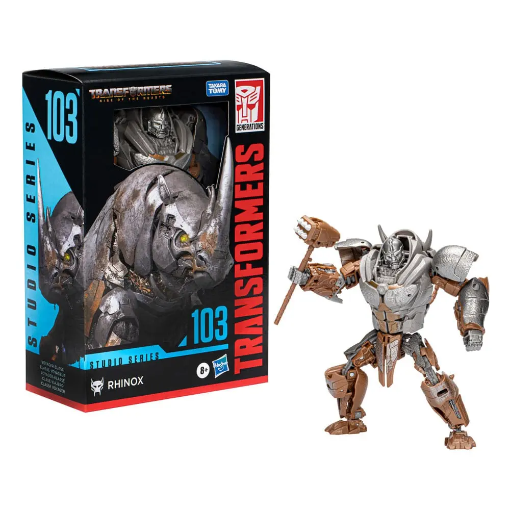 Transformers: Rise of the Beasts Studio Series Voyager Class 103 Rhinox akciófigura 16 cm termékfotó