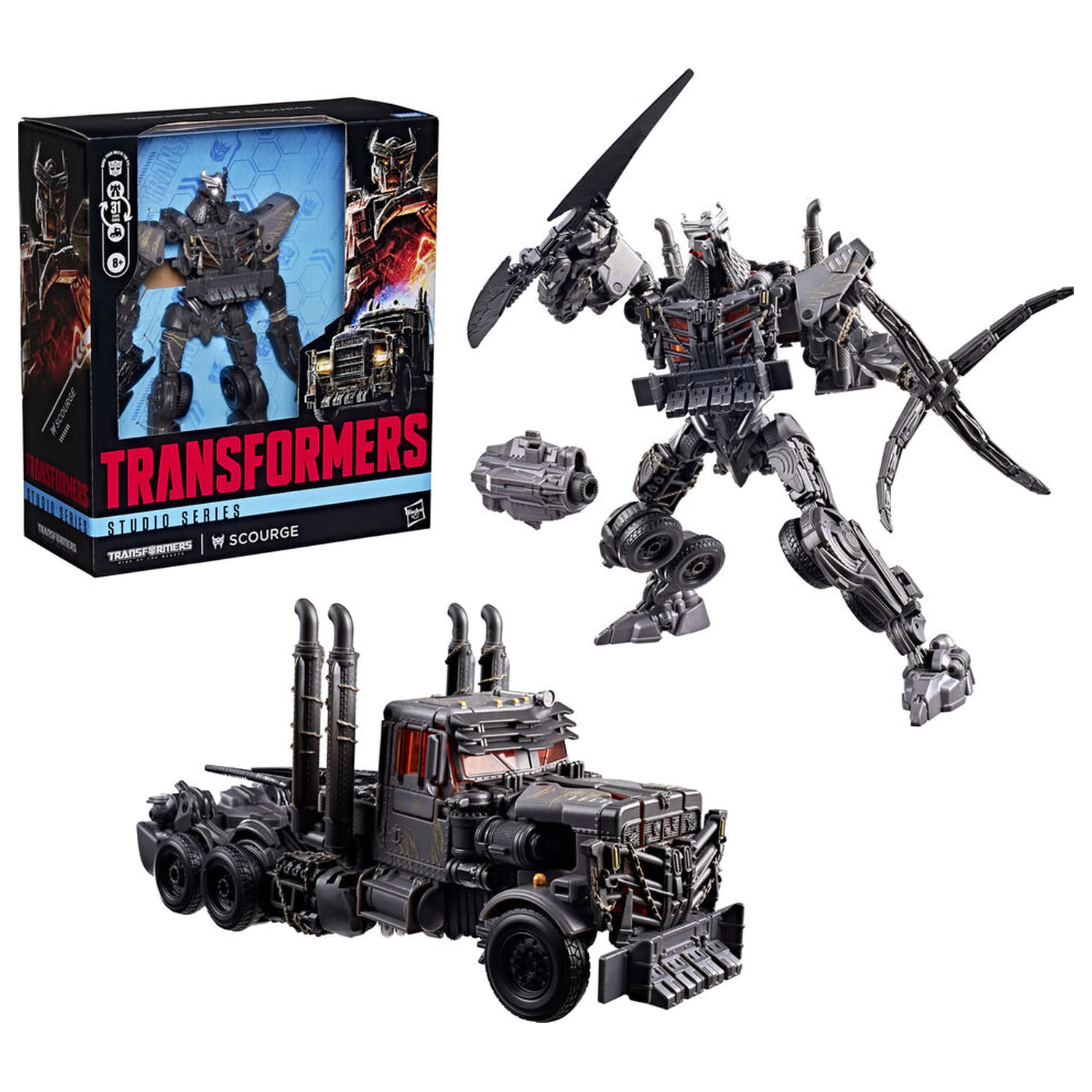 Transformers Rise Of The Beasts - Transformers Studio Series Scourge figura 21.5cm termékfotó