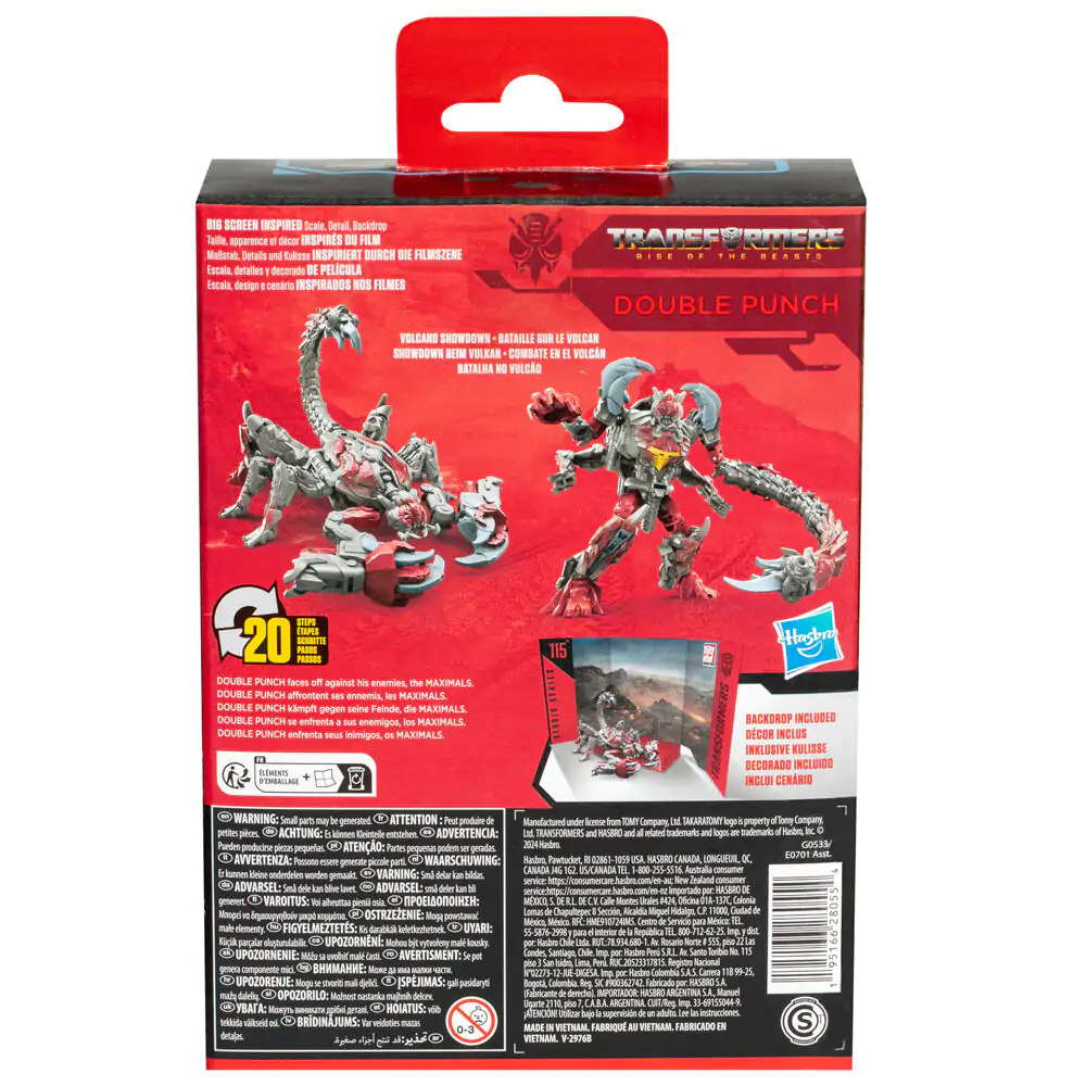 Transformers Rise of the Beats Studio Series dupla Punch figura 11cm termékfotó