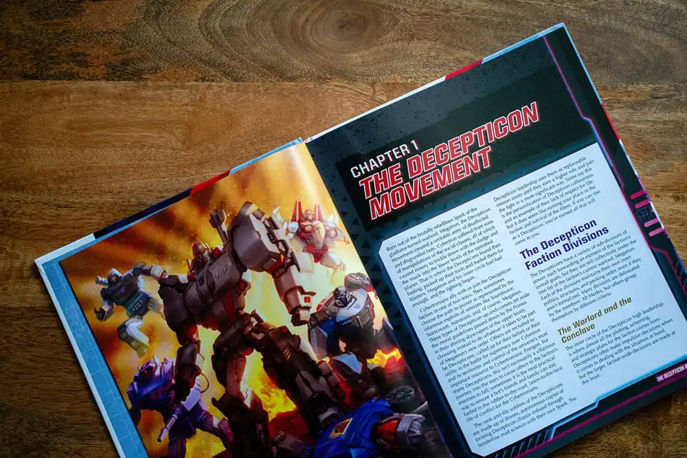 Transformers RPG könyv Decepticon Directive Sourcebook *Angol verzió* termékfotó