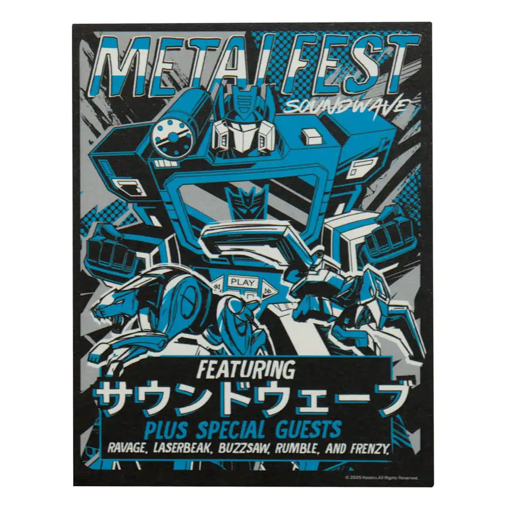 Transformers Soundwave Cassette replika Limitált kiadás termékfotó