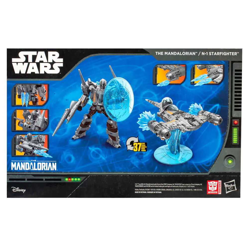 Transformers Star Wars The Mandalorian N-1 Starfighter figura 19cm termékfotó