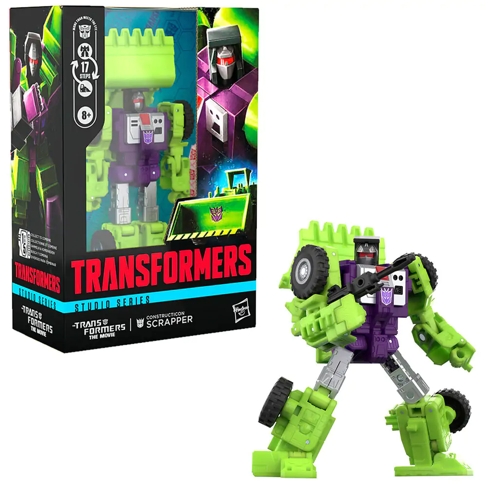 Transformers Studio Series Constructicon Scrapper figura 16,5cm termékfotó