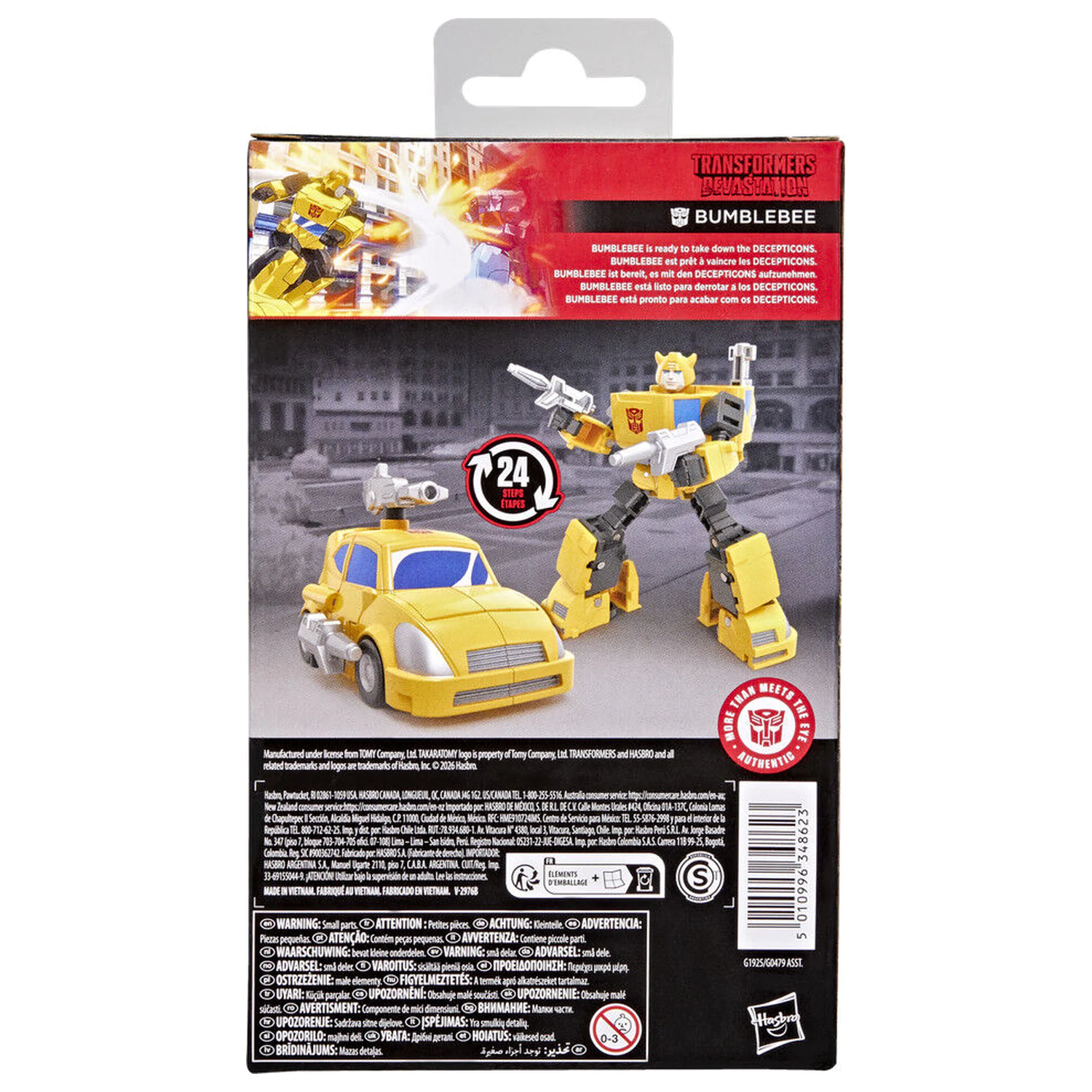 Transformers Studio Series - Transformers Devastation Deluxe Class Bumblebee figura 10,5cm termékfotó
