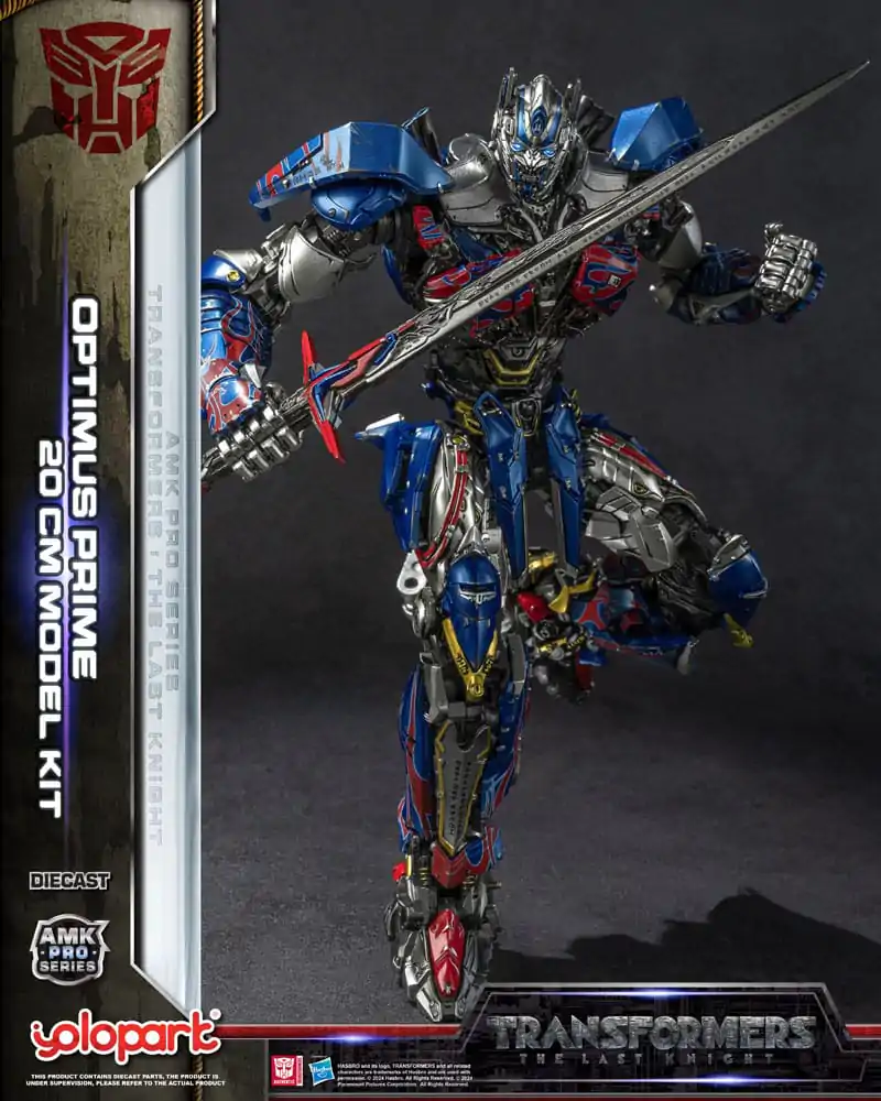 Transformers: The Last Knight AMK Pro Series Optimus Prime (Oversea Version) Műanyag modell készlet 20 cm termékfotó