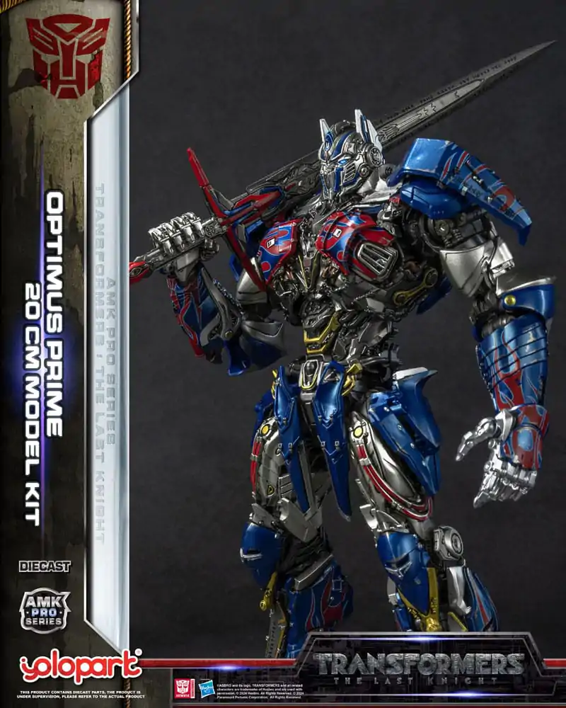 Transformers: The Last Knight AMK Pro Series Optimus Prime (Oversea Version) Műanyag modell készlet 20 cm termékfotó