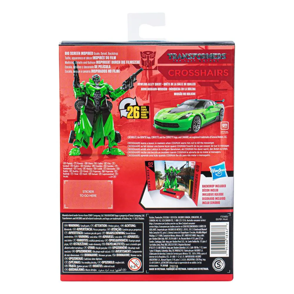 Transformers: The Last Knight Generations Studio Series Deluxe Class Crosshairs akciófigura 11 cm termékfotó