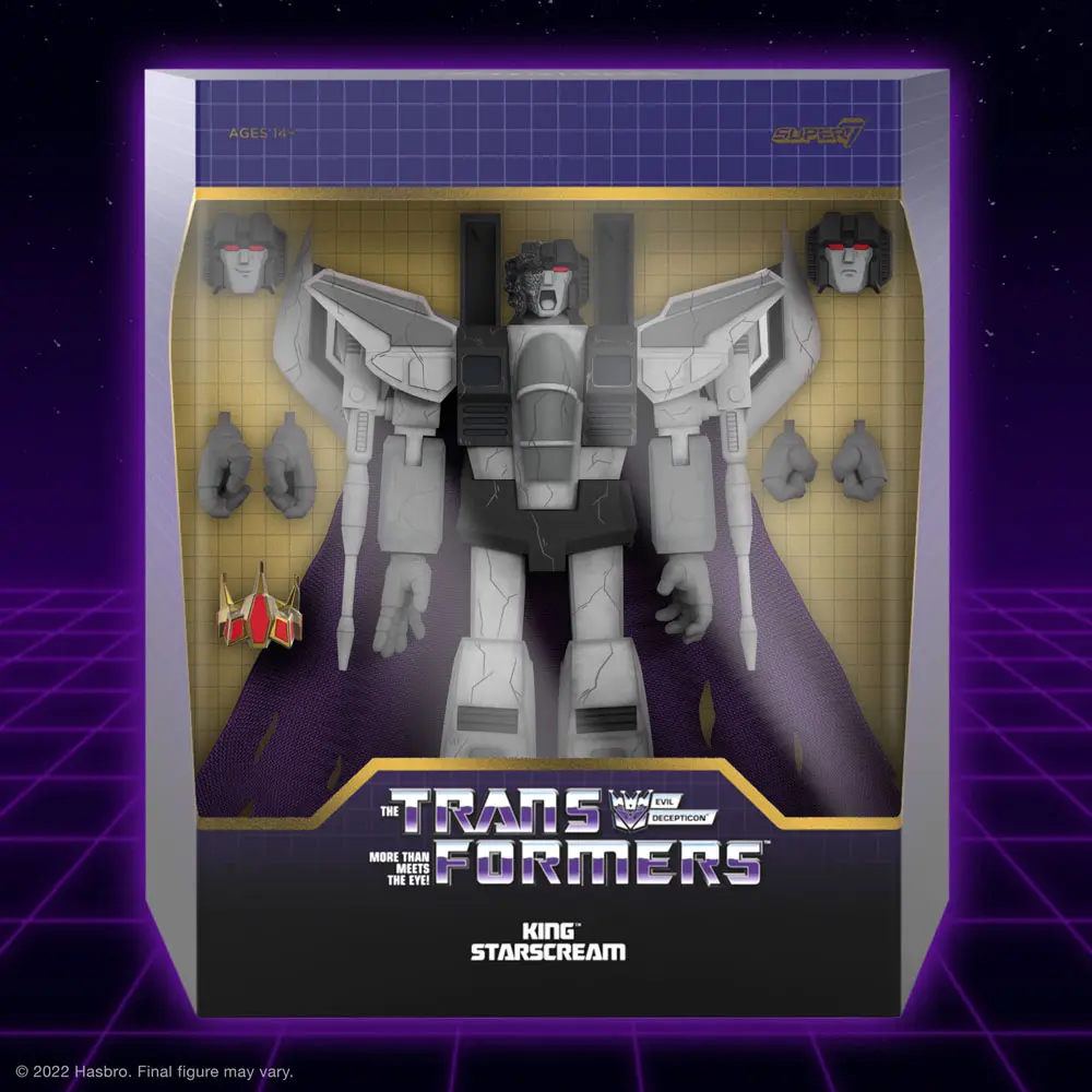 Transformers Ultimates King Starscream (Fallen) akciófigura 18 cm termékfotó
