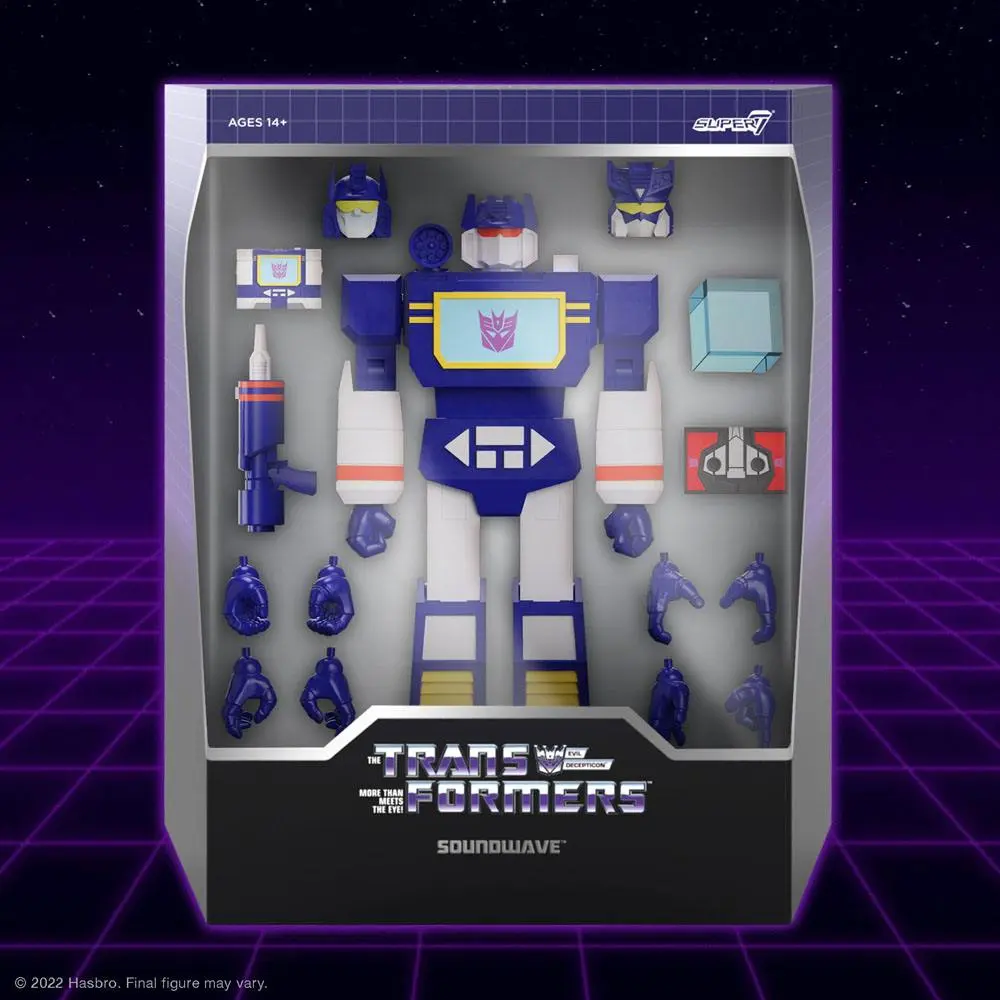 Transformers Ultimates Soundwave G1 akciófigura 18 cm termékfotó