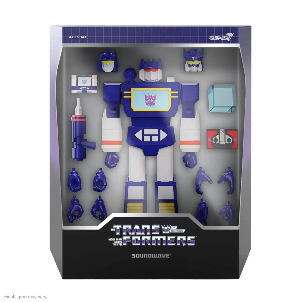 Transformers Ultimates Soundwave G1 akciófigura 18 cm termékfotó