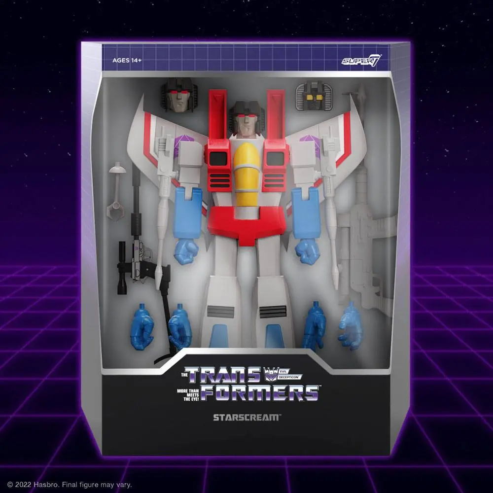 Transformers Ultimates Starscream G1 akciófigura 18 cm termékfotó