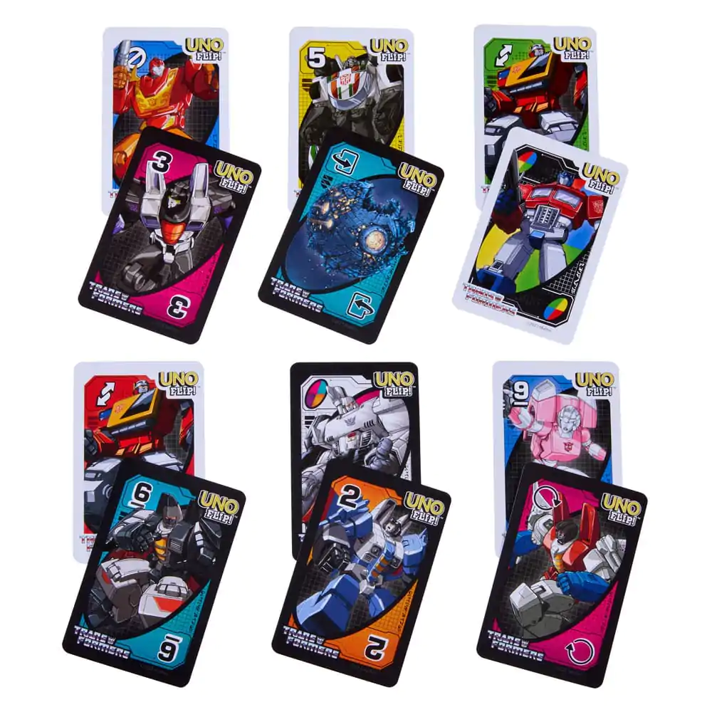 Transformers UNO Flip! kártyajáték termékfotó