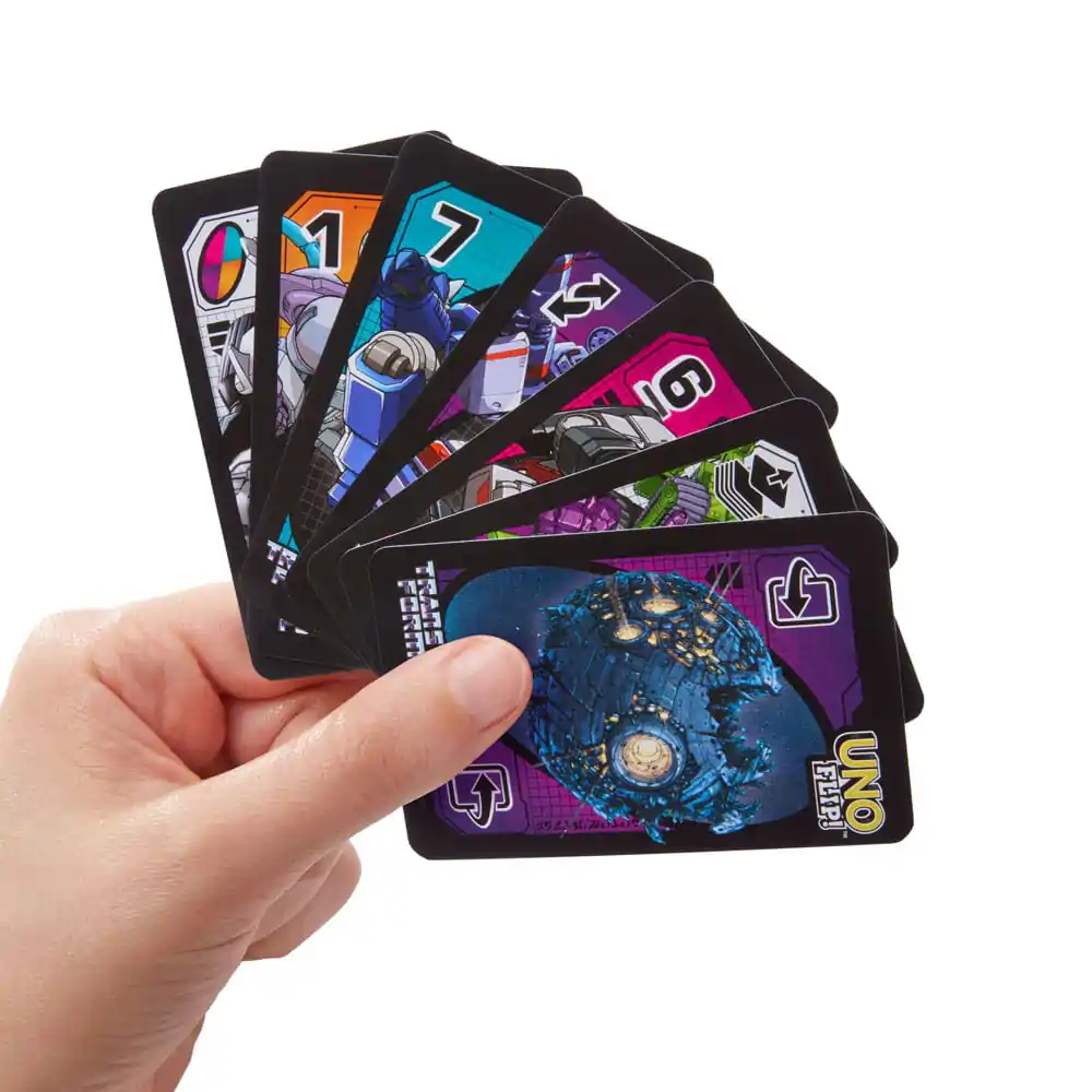 Transformers UNO Flip! kártyajáték termékfotó