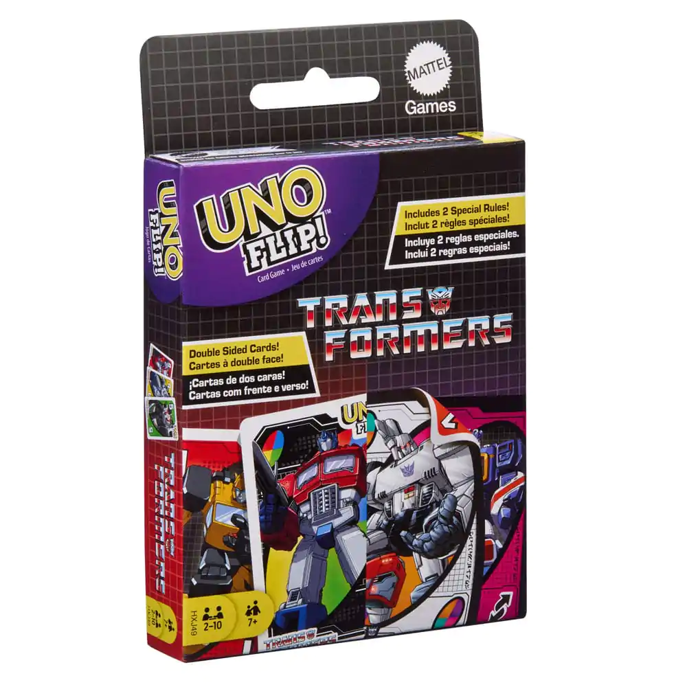 Transformers UNO Flip! kártyajáték termékfotó