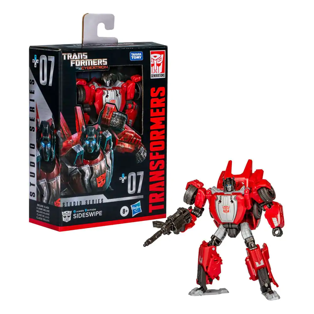 Transformers: War for Cybertron Studio Series Deluxe Class Gamer Edition Sideswipe akciófigura 11 cm termékfotó