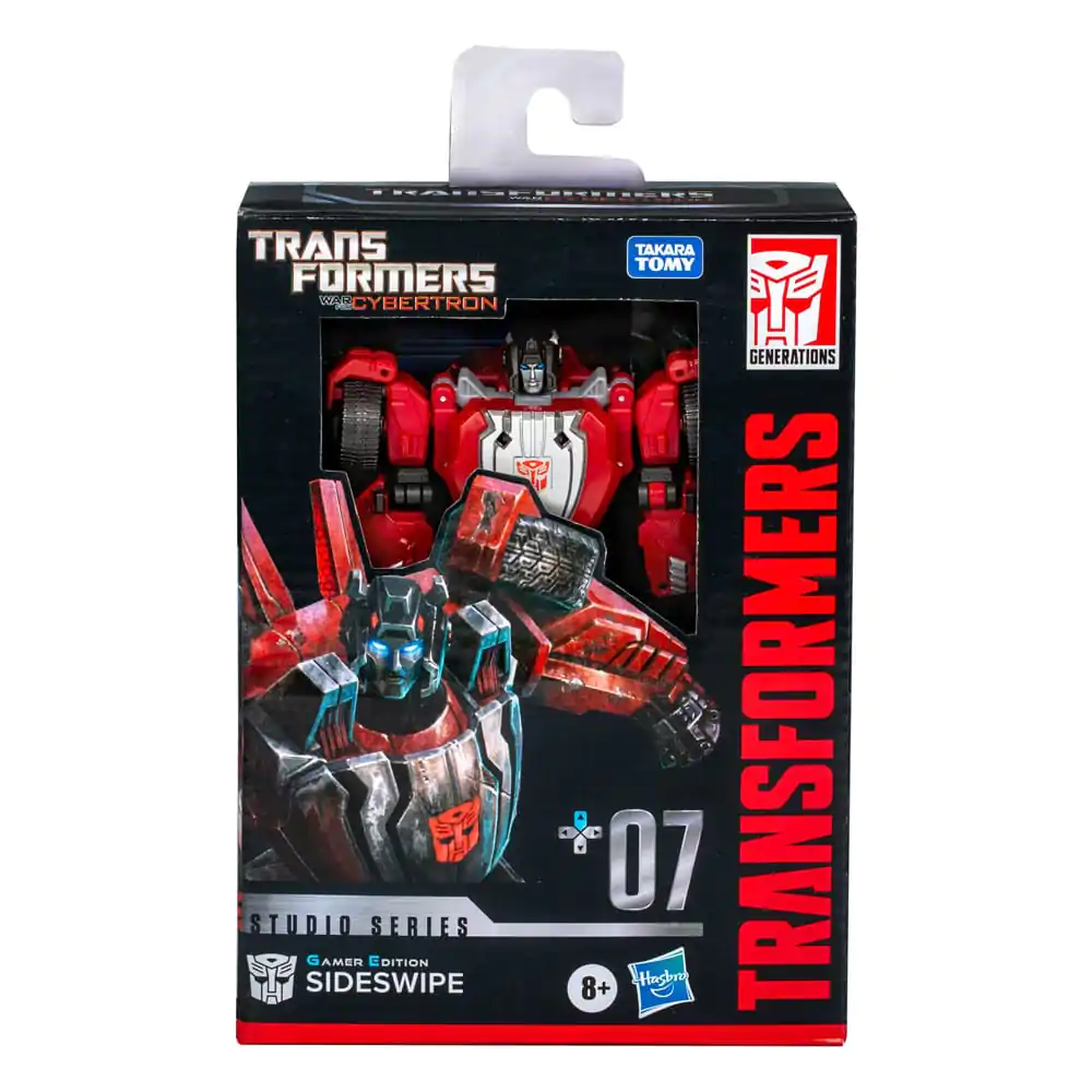 Transformers: War for Cybertron Studio Series Deluxe Class Gamer Edition Sideswipe akciófigura 11 cm termékfotó