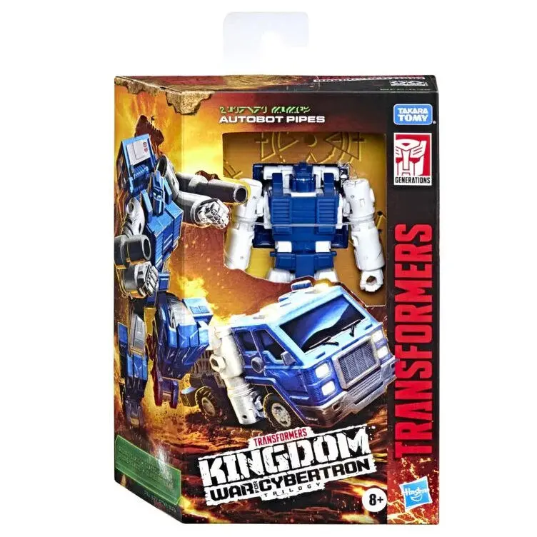 Transformers War For Cybertron Kingdom Autobot Pipes figura 14cm termékfotó