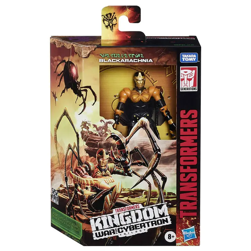 Transformers War For Cybertron Kingdom Black Arachnia figura 14cm termékfotó