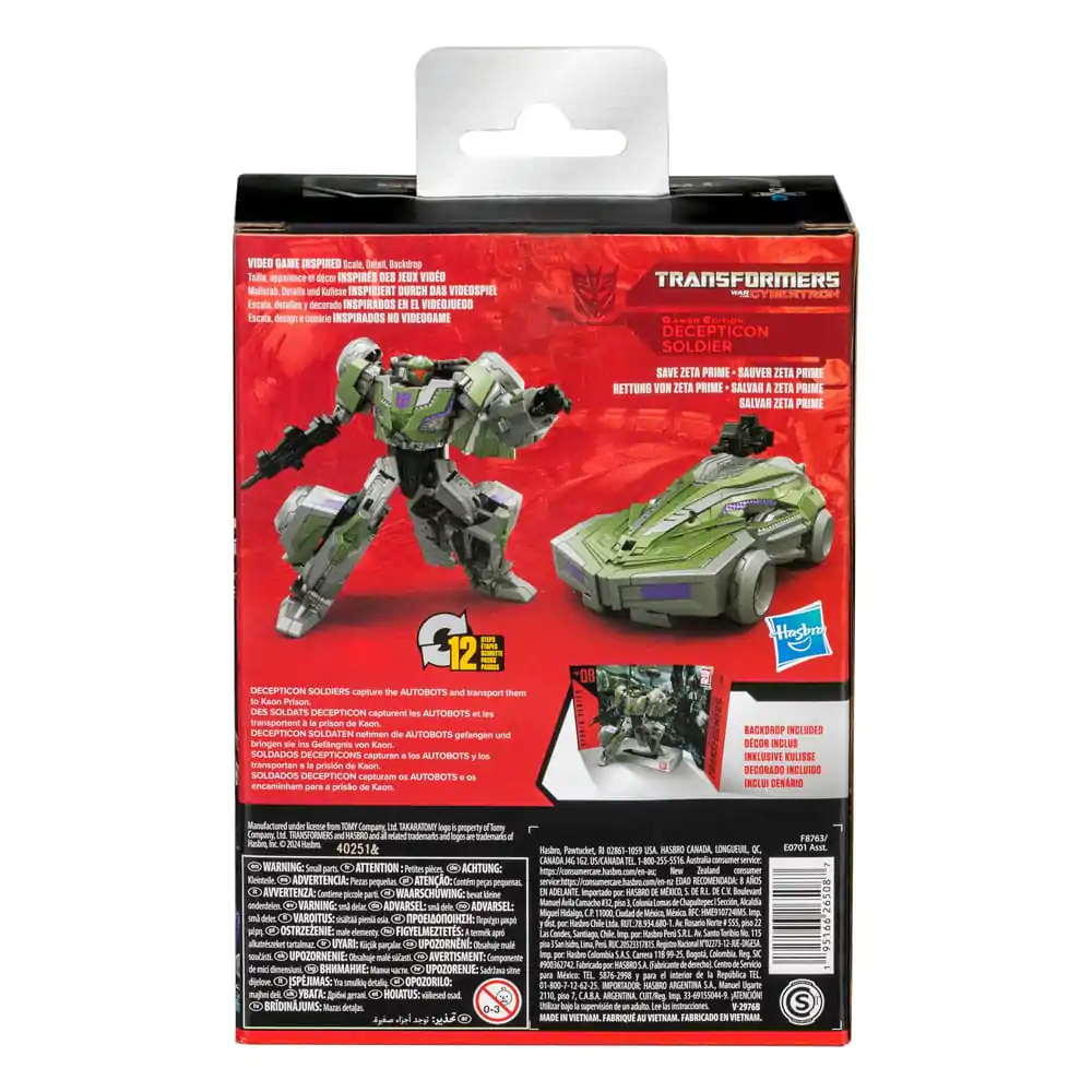 Transformers: War for Cybertron Studio Series Deluxe Class Gamer Edition Sideswipe akciófigura 11 cm termékfotó